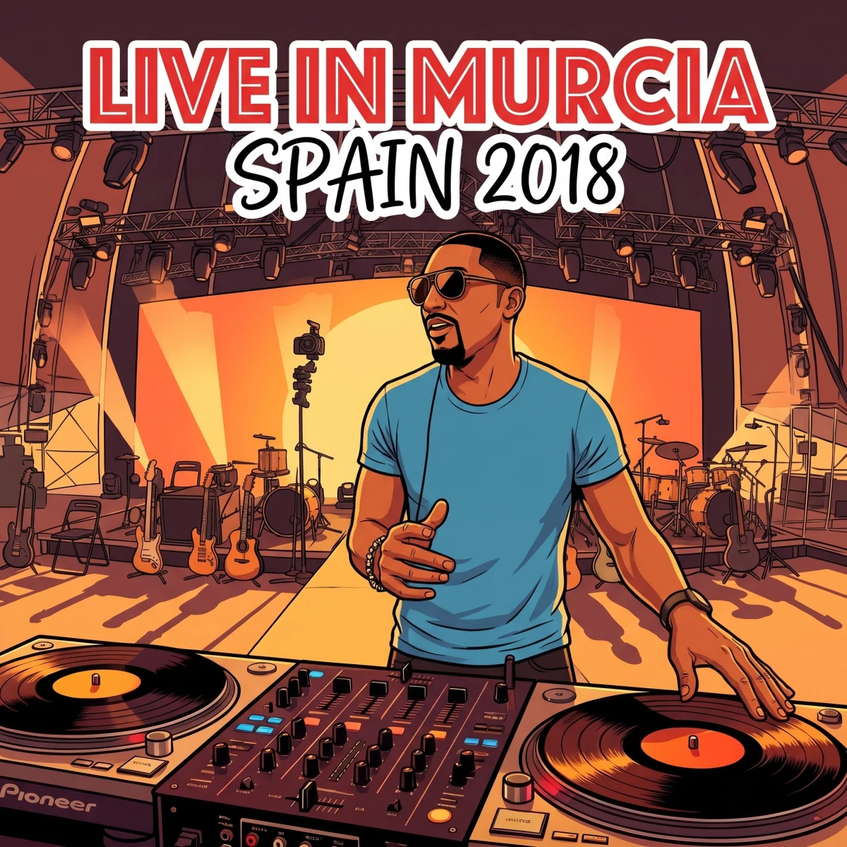 Live in Murcia Spain 2018 cover